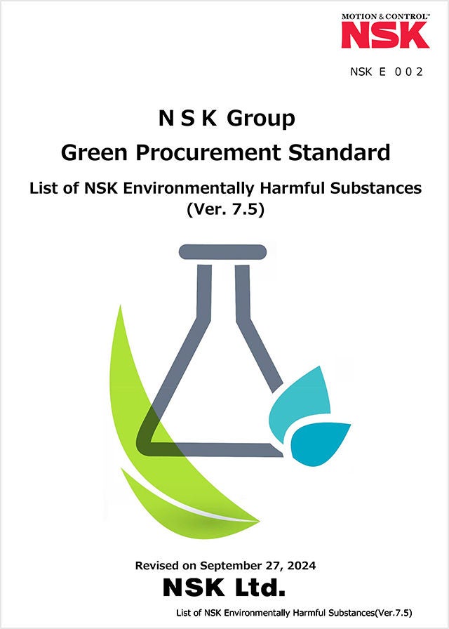 NSK List of Environmentally Harmful Substances