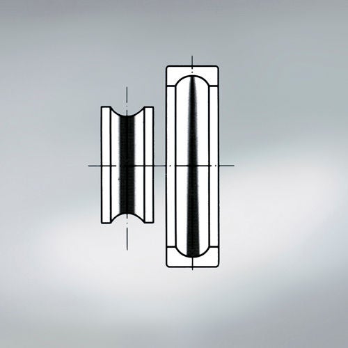 Troubleshooting, Deep Groove Ball Bearing, Running Traces H, Drawing