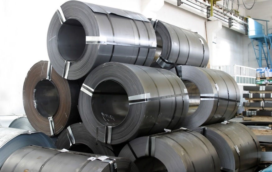 Steel - Metals, cold rolling mill, coils