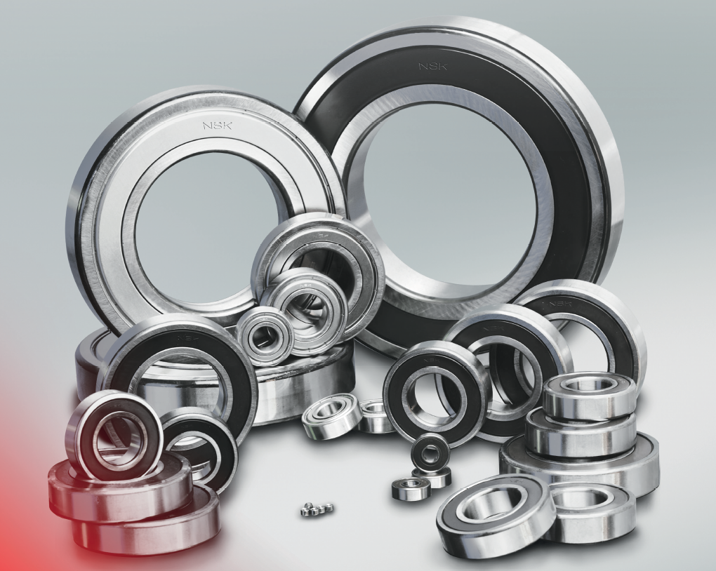 Going forward, NSK’s Angular Contact Ball Bearings, Cylindrical Roller Bearings, Deep Groove Ball Bearings (pictured) and Tapered Roller Bearings will all see their lifespans increased