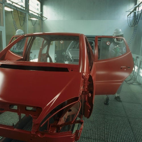 Automotive production, Painting, car body