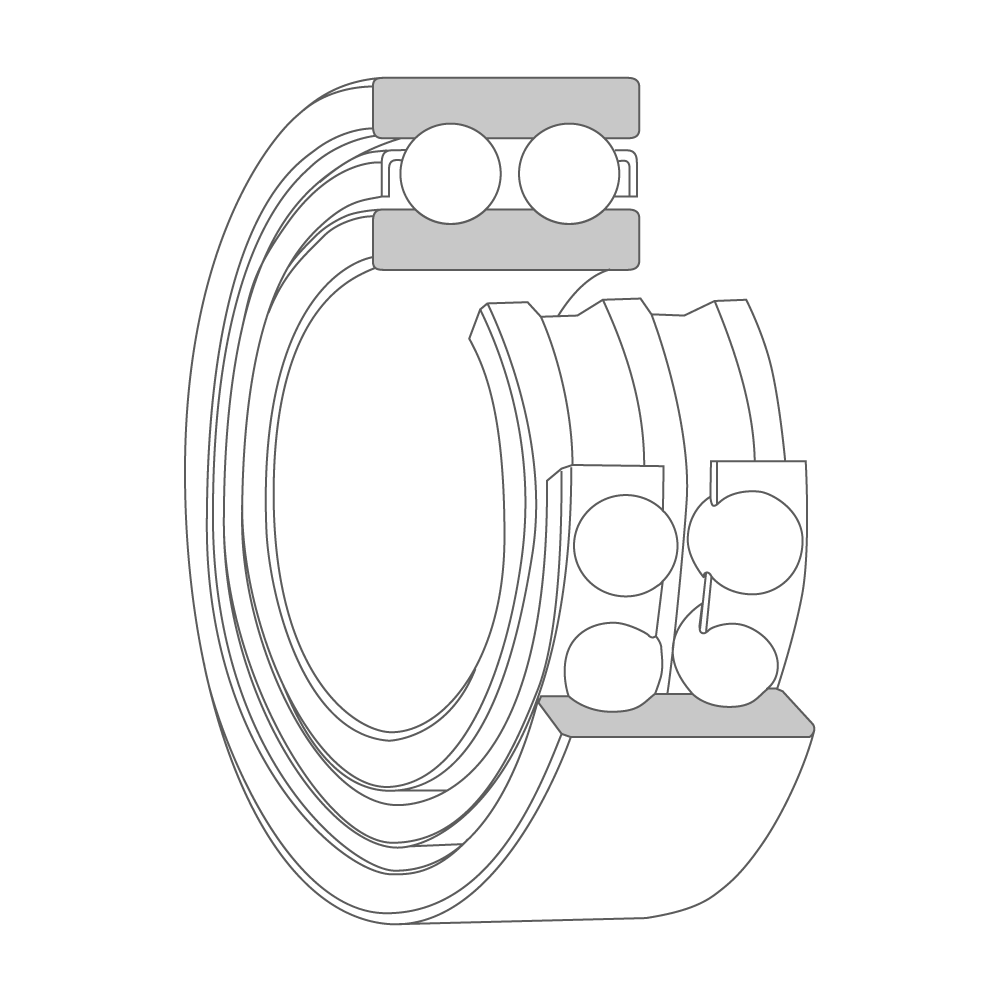 더블 로우 앵귤러 콘택트 베어링