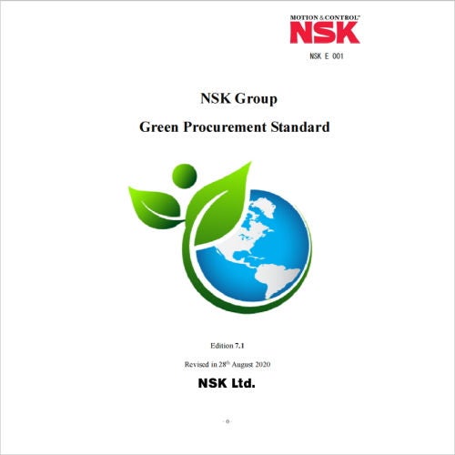 Green Procurement Standard, NSK Group