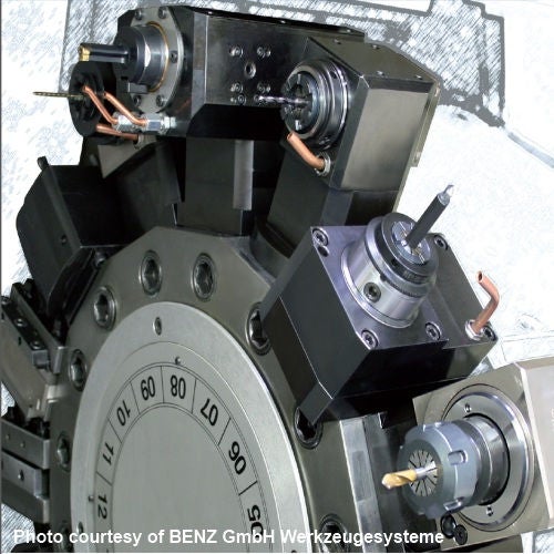 Machine tools, turret revolver, Benz