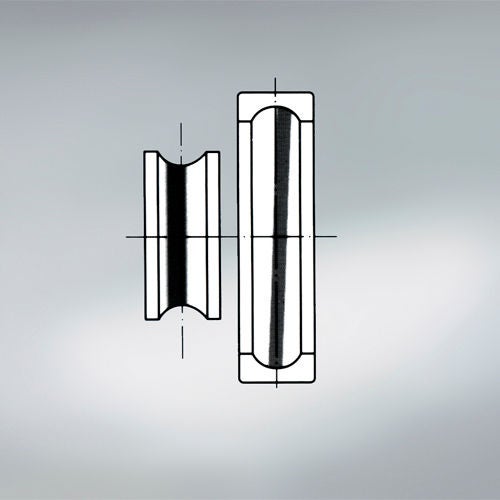 Troubleshooting, Deep Groove Ball Bearing, Running Traces E, Drawing