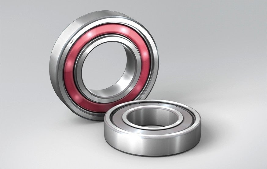 NSK Molded-Oil deep groove ball bearings with DU seals 