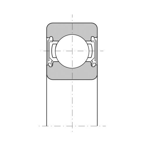 Deep Groove Ball Bearing, Drawing