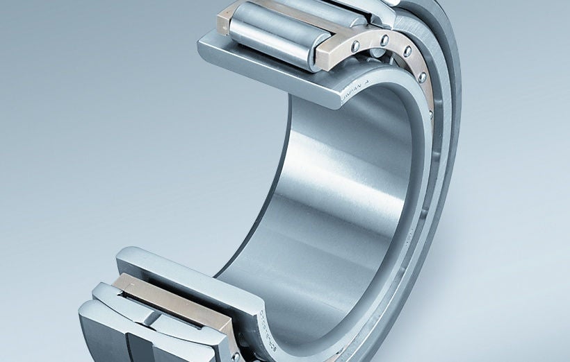 Cylindrical Roller Bearing, aligning rings, cut