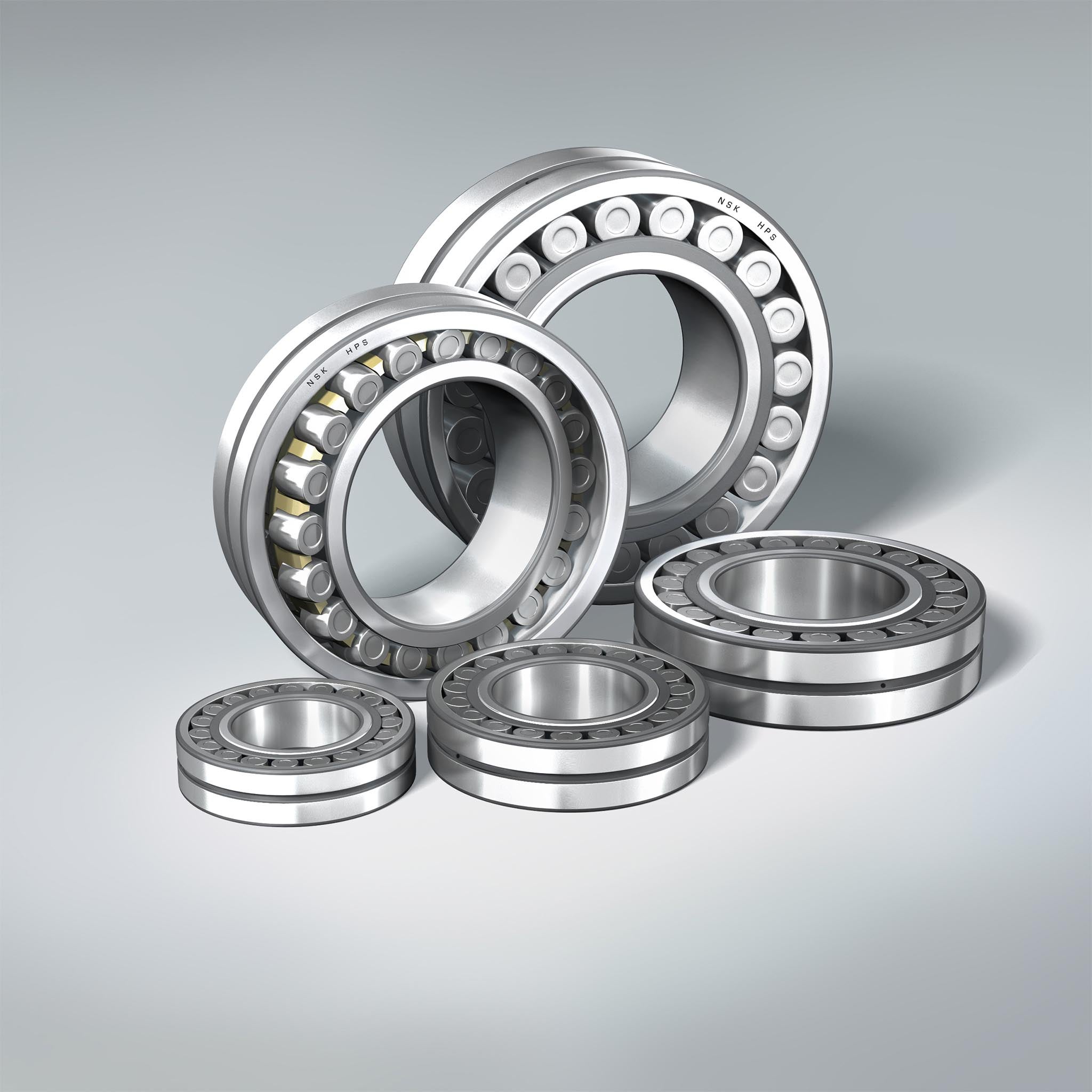 Spherical Roller Bearings, Brass Cage, Steel Cage, tifComposing, Illustration