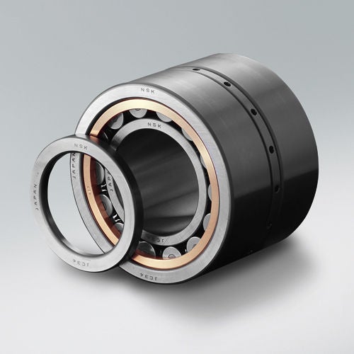 Cylindrical Roller Bearing, double-row, Railway, brass cage