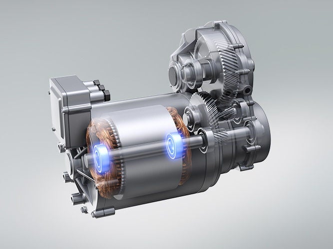 Los rodamientos de bolas de ultra alta velocidad de NSK son ideales para su uso en vehículos eléctricos  