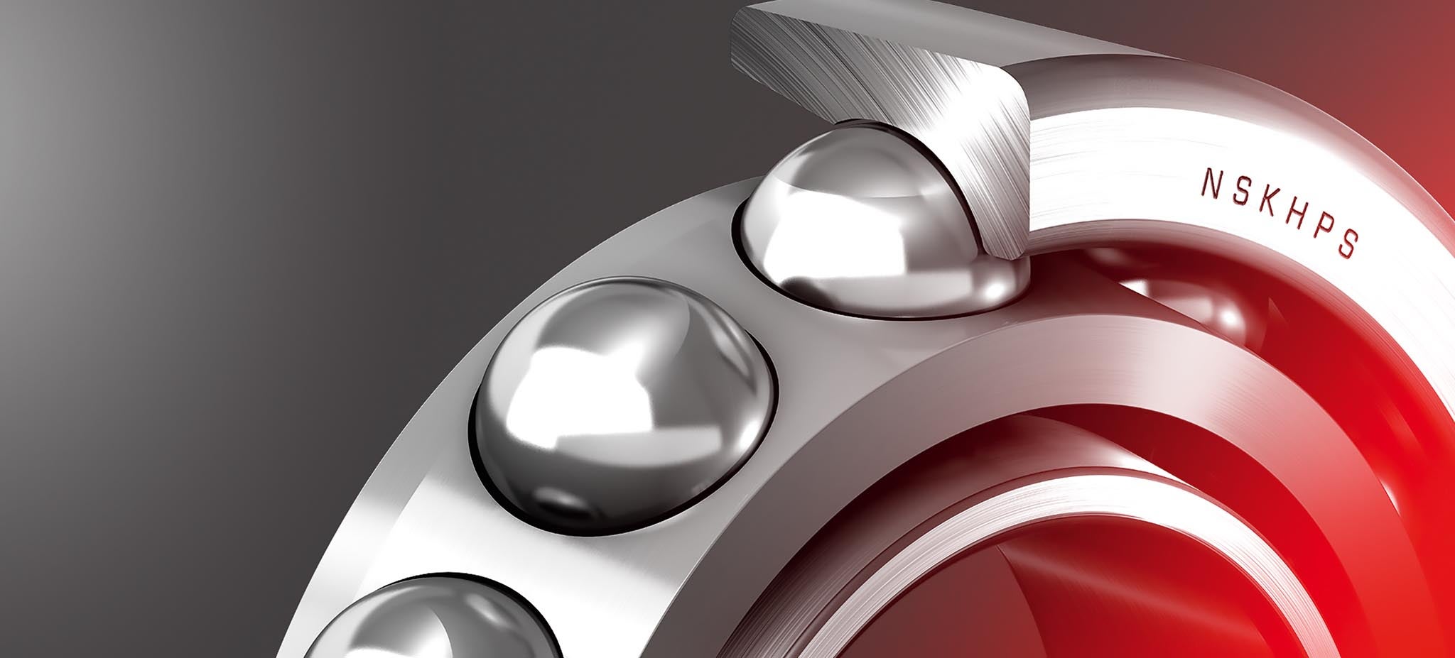 Angular Contact Ball Bearing, Close Up, Red Glow, Calendar 2019, TIF