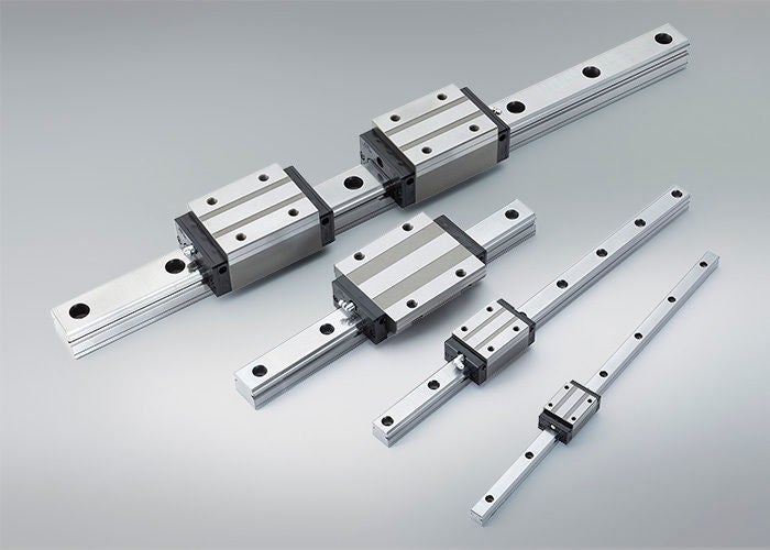 The new NSK DH/DS series delivers over twice the running distance of the company’s conventional NH/NS linear guides