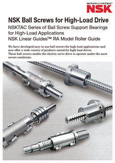 NSK Ball Screws for High-Load Drive（Revised November 2023）